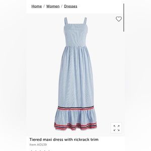 NWT J Crew Factory size 8 mid length dress